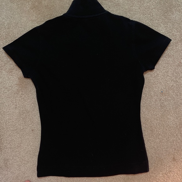 EUC Burberry black collared polo kids size S - Picture 4 of 4